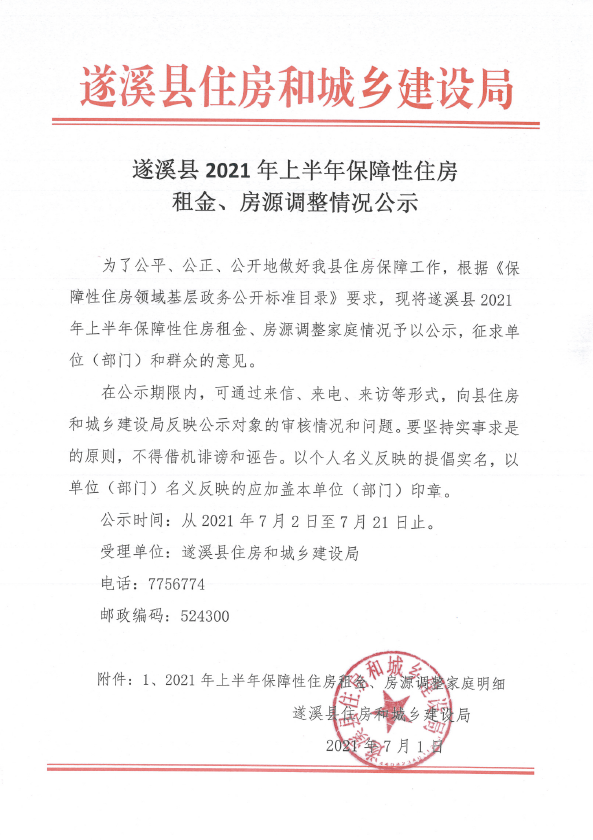 遂溪縣2021年上半年保障性住房租金、房源調(diào)整情況公示.png