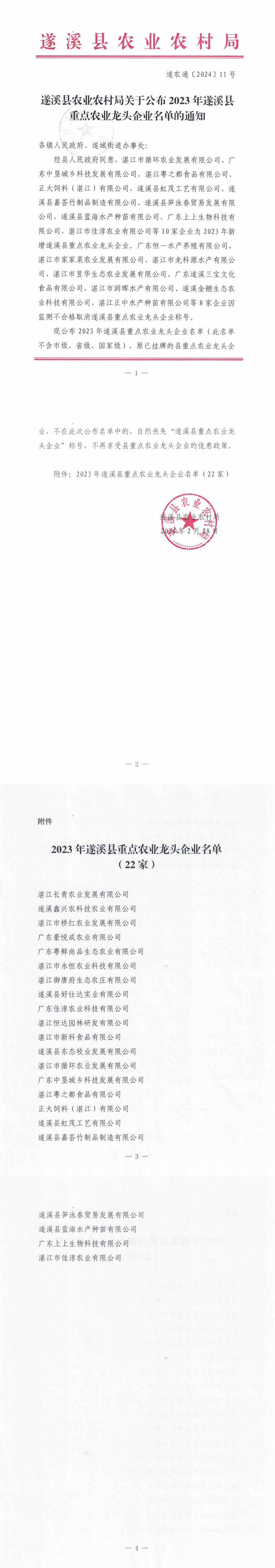 （遂農(nóng)通〔2024〕11號）遂溪縣農(nóng)業(yè)農(nóng)村局關(guān)于公布2023年遂溪縣重點(diǎn)農(nóng)業(yè)龍頭企業(yè)名單的通知_00.png