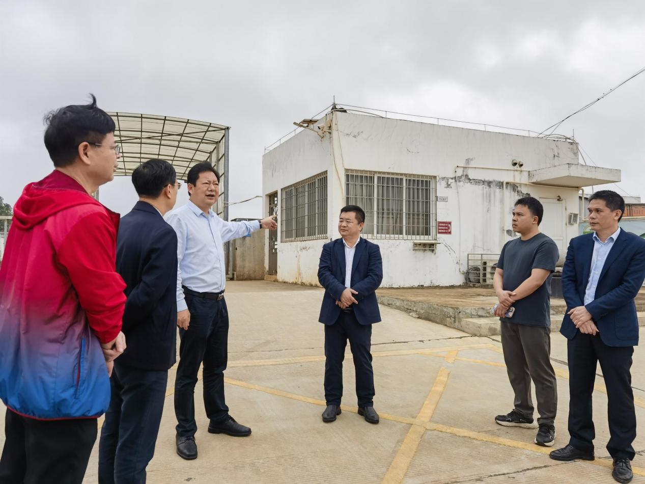 湛江市國資委黨委委員、副主任麥穎文率隊(duì)到城月鎮(zhèn)考察正大項(xiàng)目