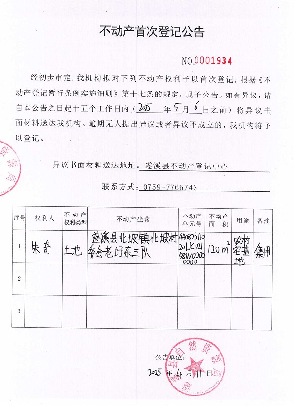 不動產首次登記公告（朱奇）.jpg