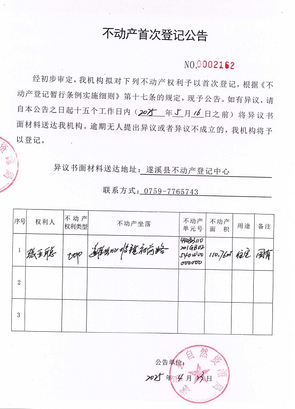 不動(dòng)產(chǎn)首次登記公告（張亞聰）.jpg