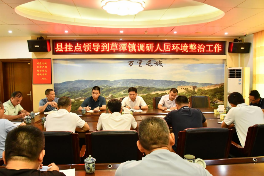 陳光提到草潭鎮(zhèn)開展專題調(diào)研