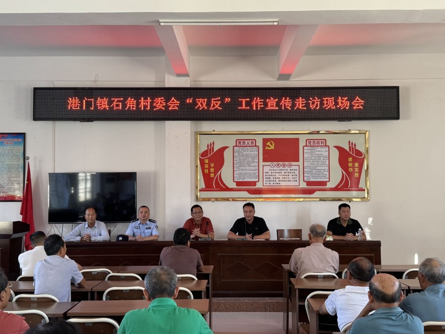 港門鎮(zhèn)深入沿海村開展“雙反”宣傳工作走訪現(xiàn)場(chǎng)會(huì)