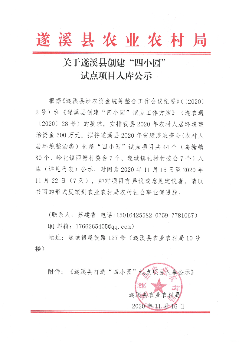 關于遂溪縣創(chuàng)建“四小園“試點項目入庫公示.jpg